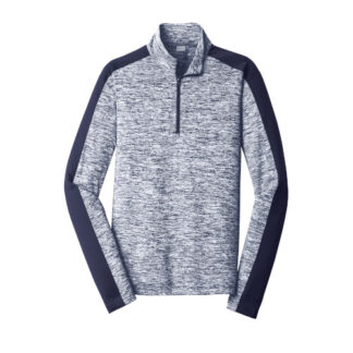 Sport-Tek PosiCharge Electric Heather Colorblock 1/4-Zip Pullover